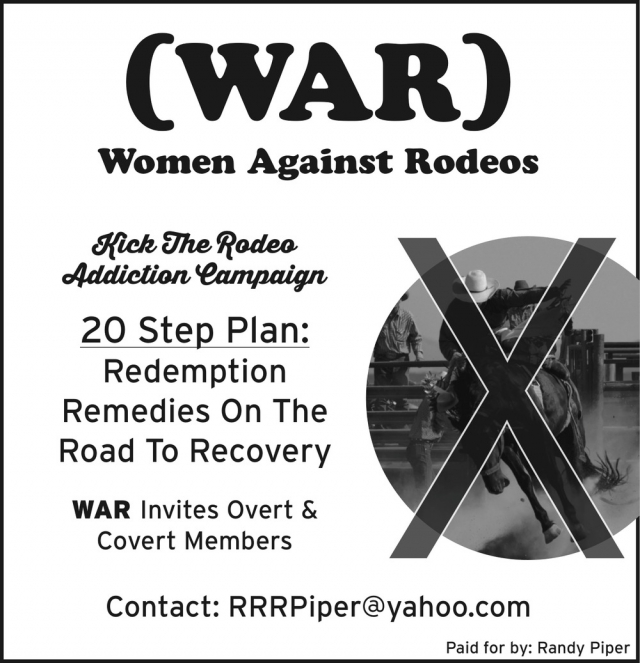 Kick the Rodeo Addiction Campaign, Women Against Rodeos