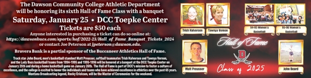 Hall of Fame Class with A Banquet, Dawson Community College, Glendive, MT