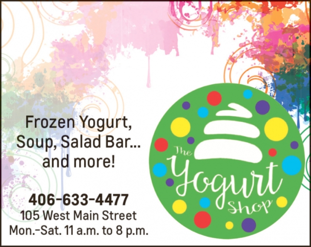 Frozen Yogurt, Soup, Salad Bar... and More!, The Yogurt Shop