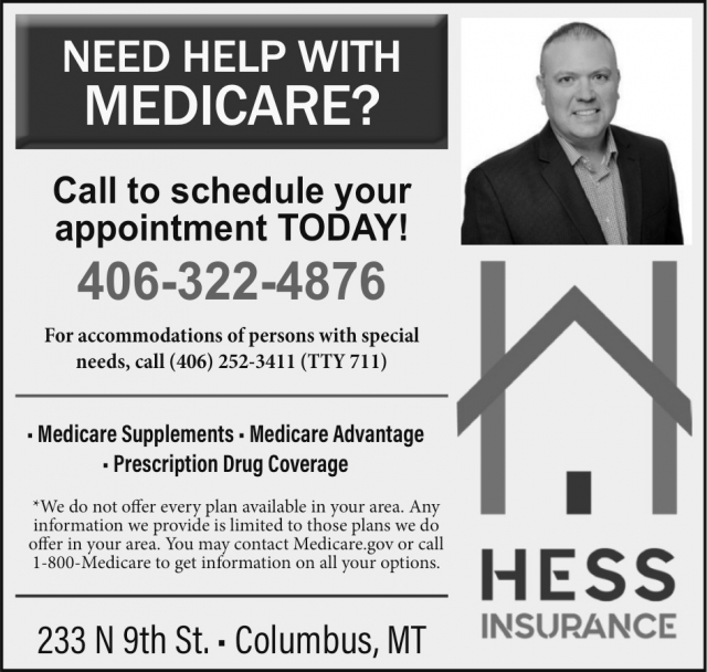 Need Help with Medicare?, Hess Insurance