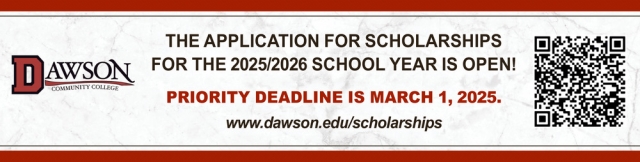 Application for Scholarships for The 2025/2026 School Year Is Open!, Dawson Community College, Glendive, MT