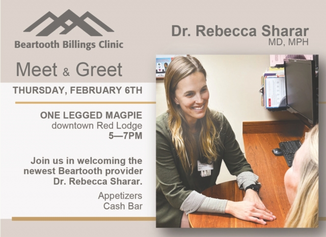 Dr. Rebecca Sharar, Beartooth Billings Clinic, Red Lodge, MT