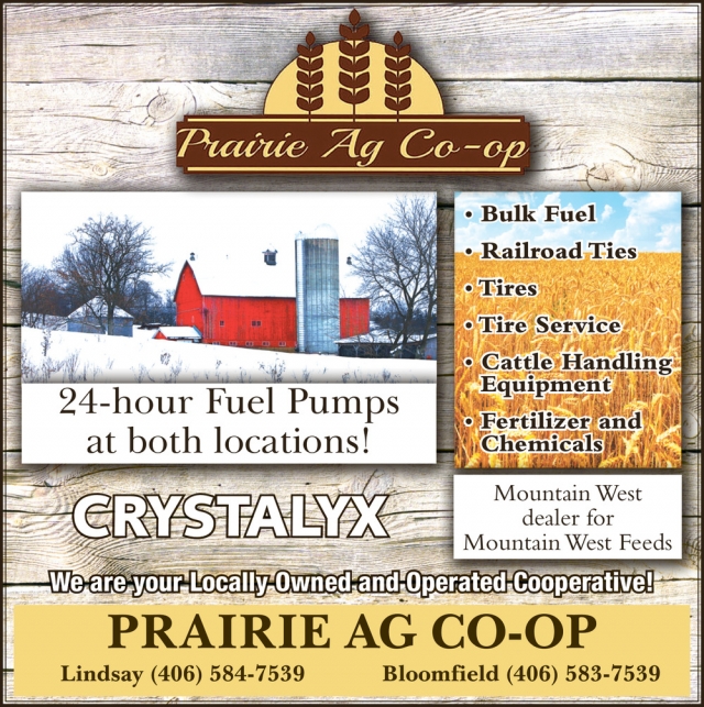 24-Hour Fuel Pumps at Both Locations!, Prairie Ag Co-Op