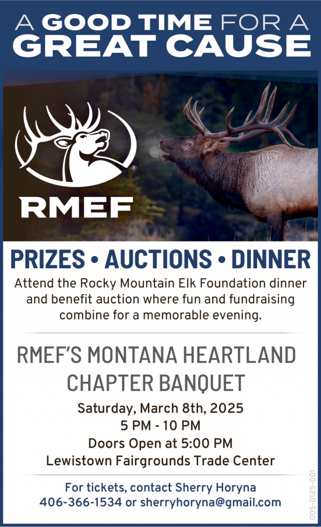 A Good Time for A Great Cause, Rocky Mountain Elk Foundation, Butte, MT