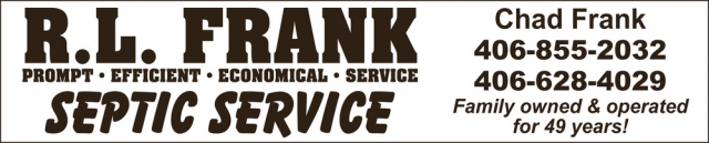 Septic Service, R.L. Frank Septic Tank Service