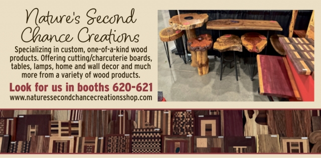 Specializing in Custom, One-Of-A-Kind Wood Products, Nature's Second Chance Creations