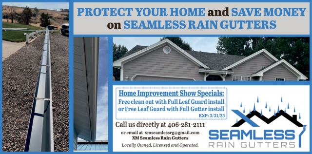 Protect Your Home, XM Seamless Rain Gutters