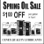 Spring Oil Sale