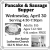 Pancake & Sausage Supper