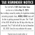 Tax Reminder Notice