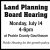 Land Planning Board Hearing