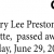 Gary Lee Preston