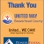 Thank You United Way