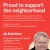 Proud to Support the Neighborhood