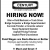 Hiring Now!
