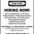 Hiring Now!
