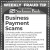 Business Payment Scams