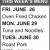 This Week's Menu