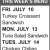 This Week's Menu