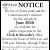 Public Records Notice