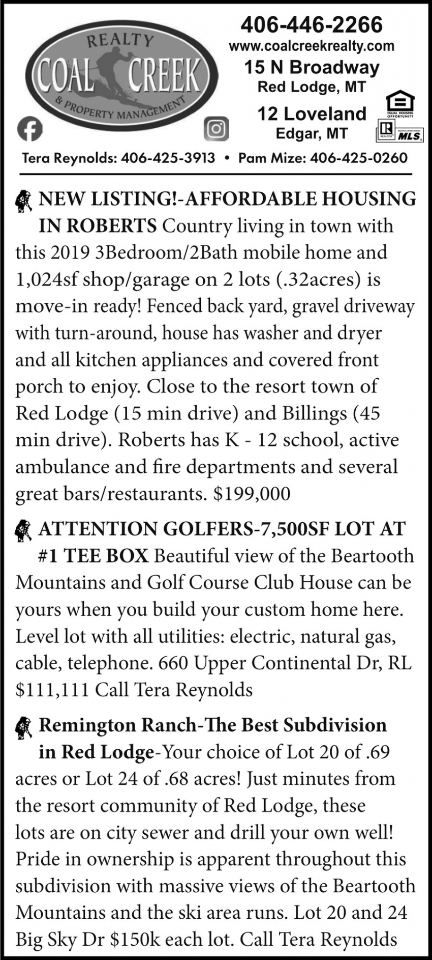 Coal Creek Realty & Property Management