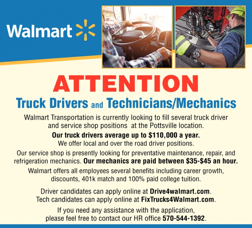 Truck Drivers And Technicians/Mechanics
