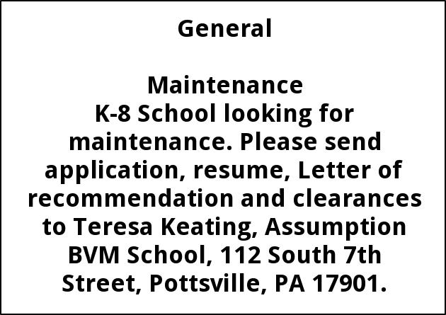 Maintenance K-8 School