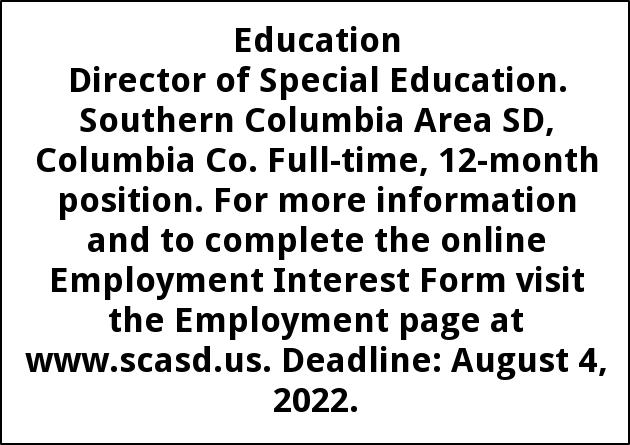 Director of special education