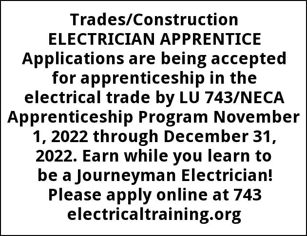 Electrician Apprentice