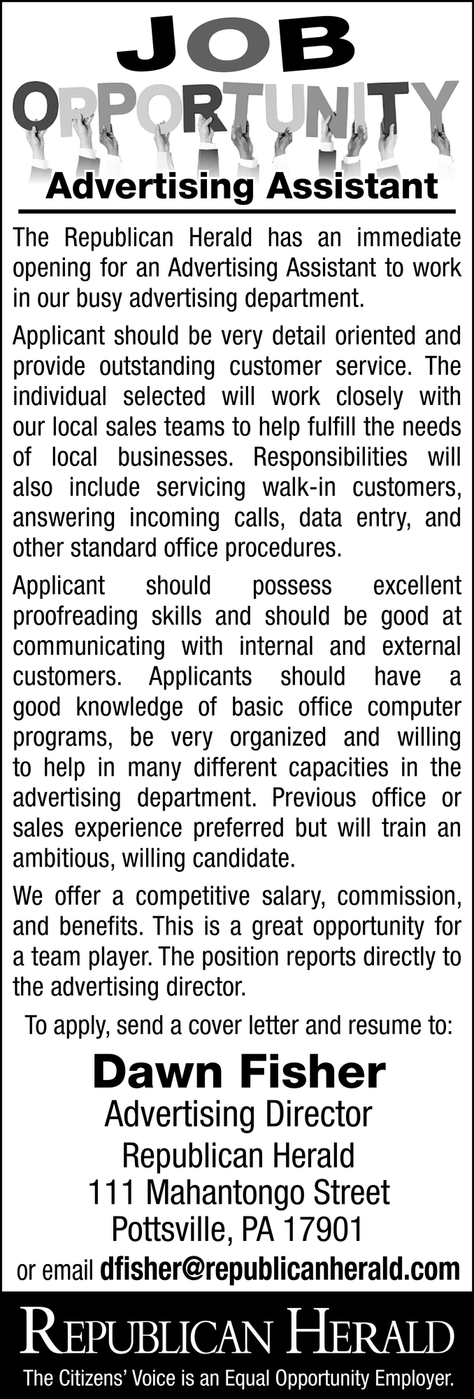 Advertising Assistant