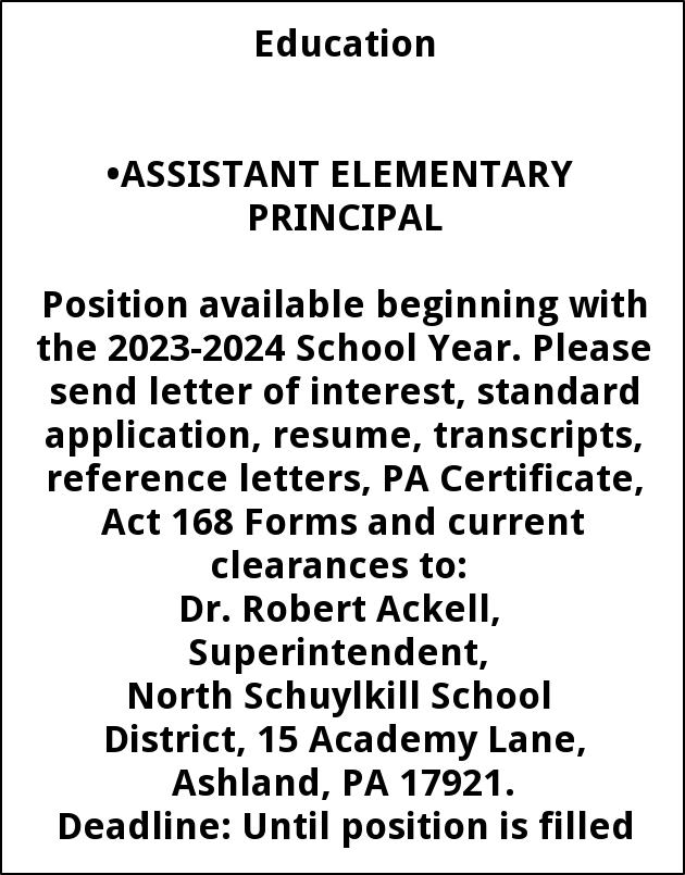 Assistant Elementary Principal