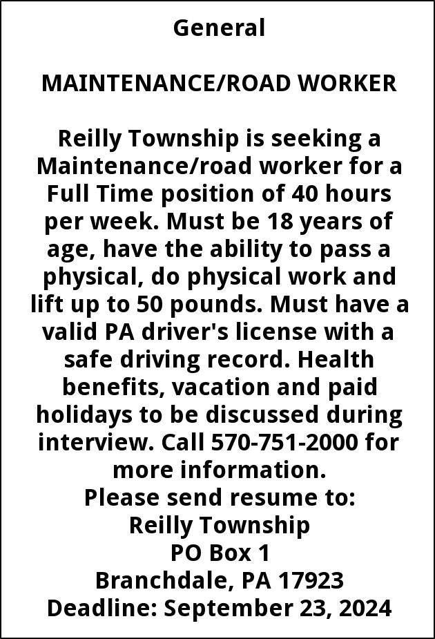 Reilly Township