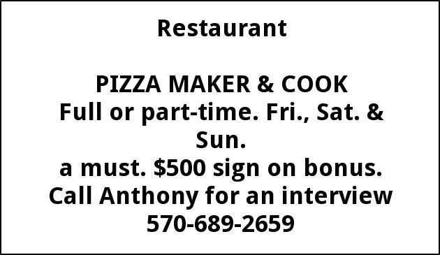 Pizza Maker Job Description