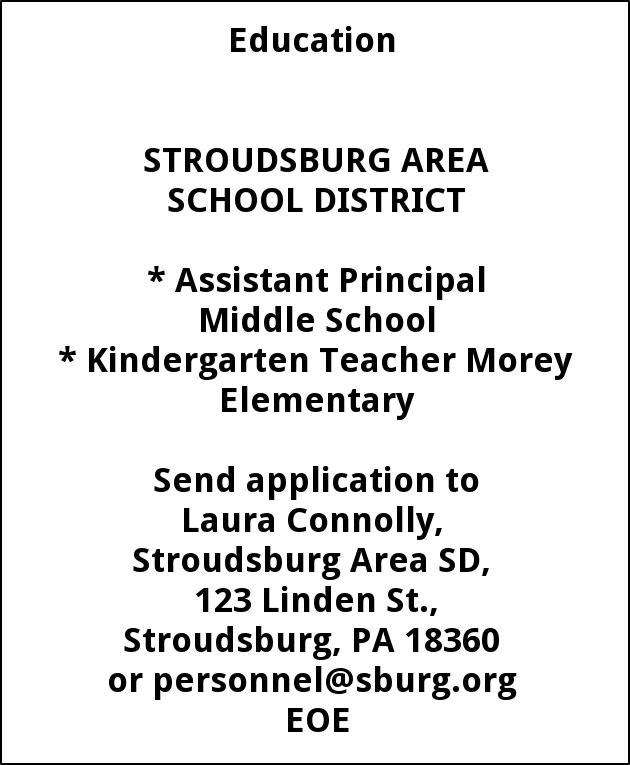 Assistant Principal Middle School - Kindergarten Teacher Morey Elementary