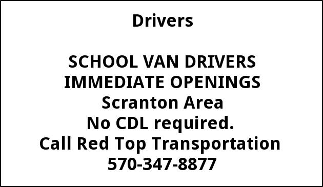 School Bus And School Van Drivers