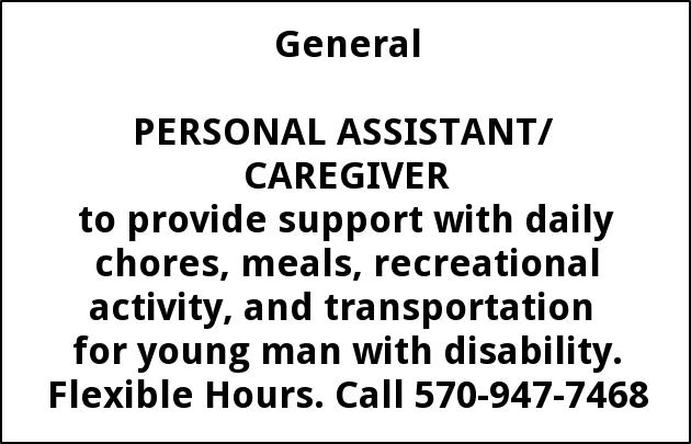 Personnel  Assistant/ Caregiver