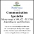 Communication Specialist