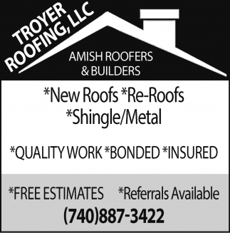 Amish Roofers Builders Troyer Roofing Llc