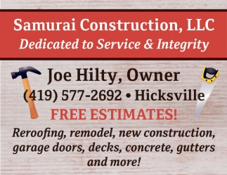 Samurai Construction, LLC