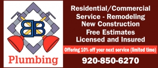 Residential/Commercial Plumbing Services