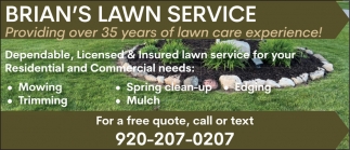 Brian's Lawn Service