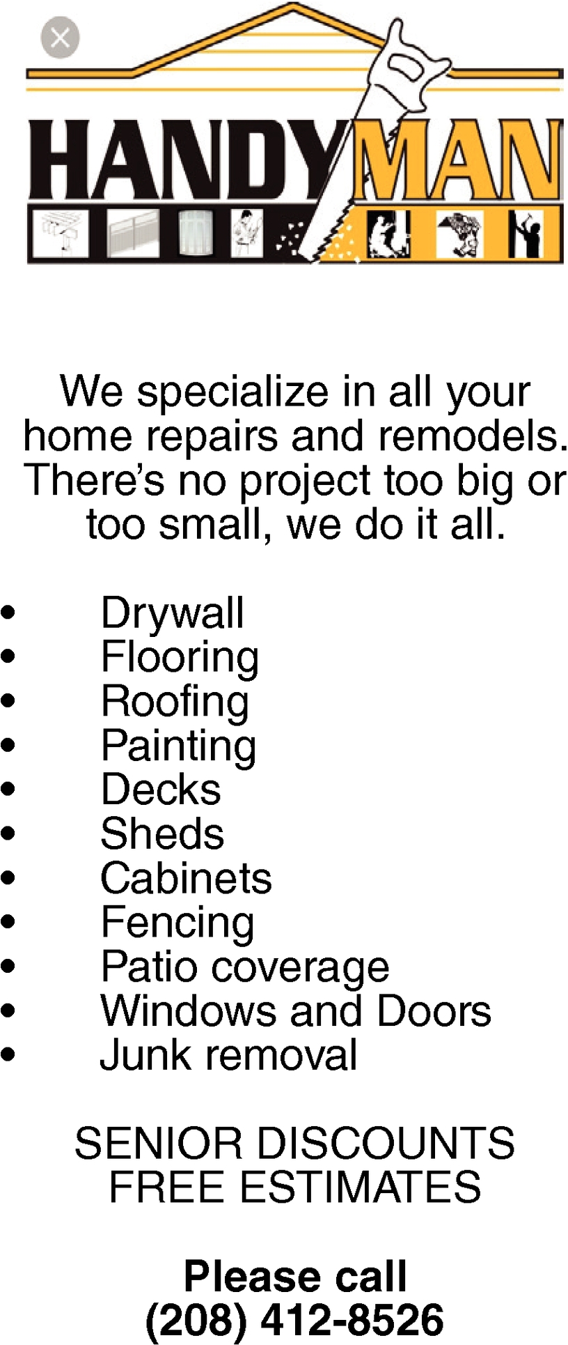 We specialize in all your home