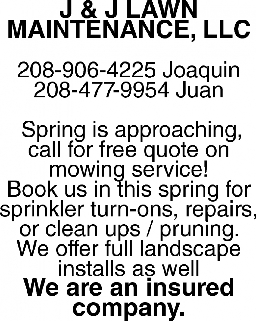 Spring Cleanups