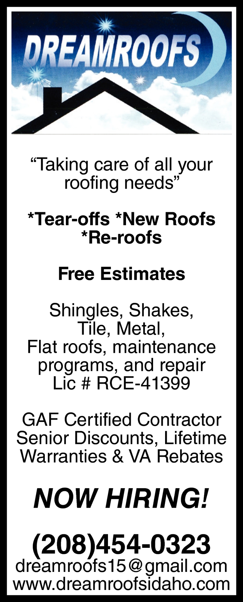 Taking Care of All Your Roofing Needs