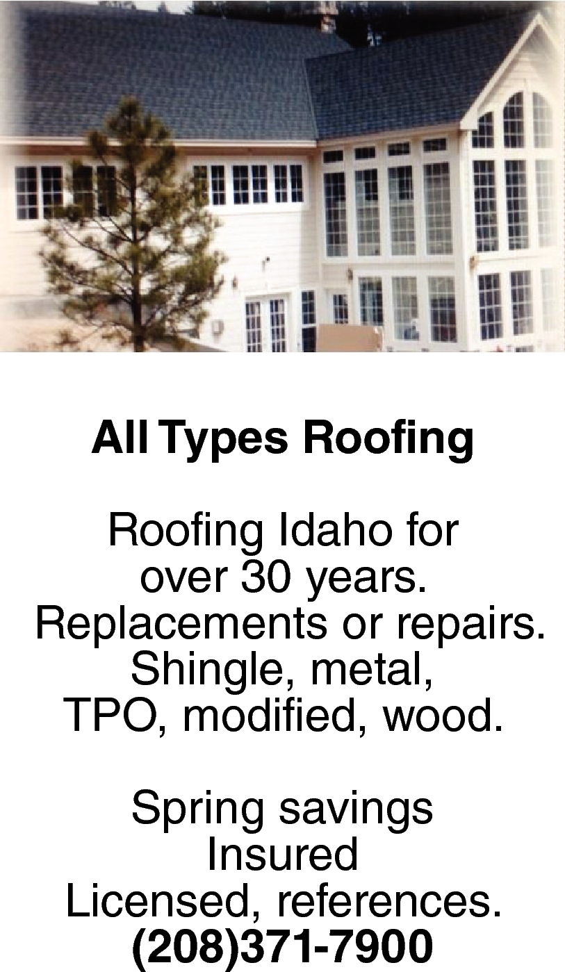 Roofing Idaho For 30 Years