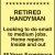 Retired Handyman