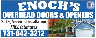 Garage Doors Sales, Service And Installation