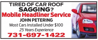 Tired Of Car Roof Sagging?