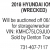 2018 Hyundai Ioniq (Wrecked)