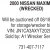 2000 Nissan Maxima (Wrecked)